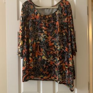 Stained glass plus size top